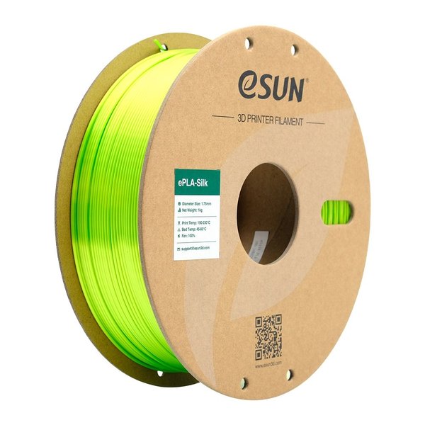eSUN PLA-Silk 1.75mm 1kg - Lime eSUN PLA-Silk 1.75mm 1kg - Lime
