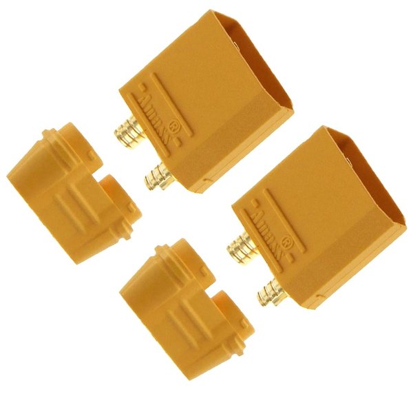 Bronto XT90 w/cap - 2x Male Bronto XT90 w/cap - 2x Male