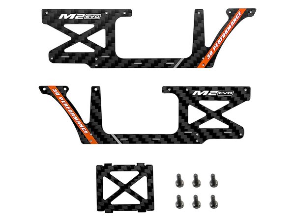 OSHM2326O Fuselage Carbon Panel Set Orange OSHM2326O Fuselage Carbon Panel Set Orange
