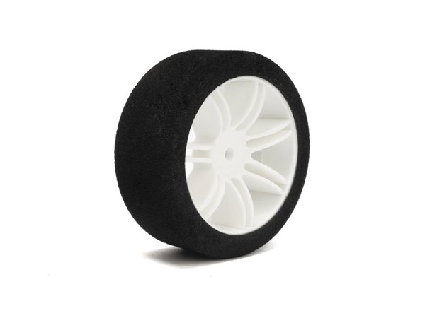 Hotrace 1/10 Front Foam Shore 37 hvid fælg (2) Hotrace 1/10 Front Foam Shore 37 hvid fælg (2)