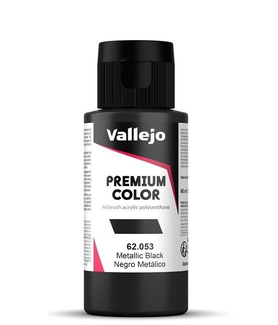 Vallejo Premium Color 62.053 Metallic Black Vallejo Premium Color 62.053 Metallic Black