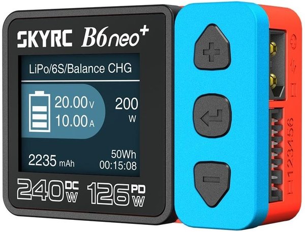 SkyRC B6 Neo+ 126W PD3.0 / XT60 SkyRC B6 Neo+ 126W PD3.0 / XT60