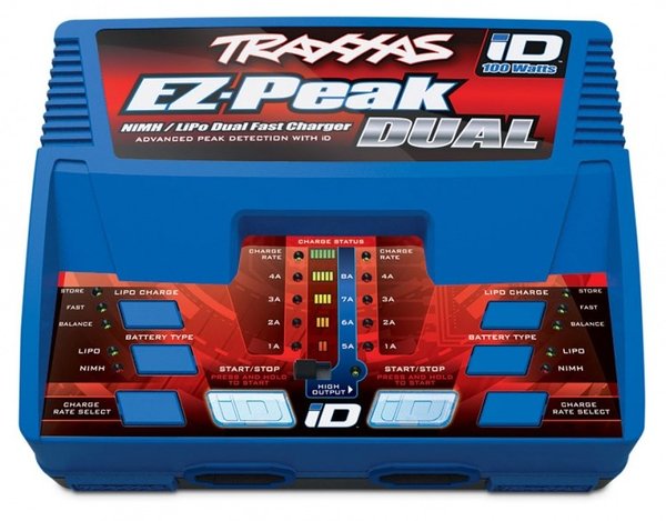 Traxxas EZ-Peak Dual 8A NiMH/LiPo 2-3S Charger