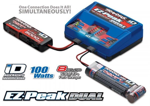 Traxxas EZ-Peak Dual 8A NiMH/LiPo 2-3S Charger