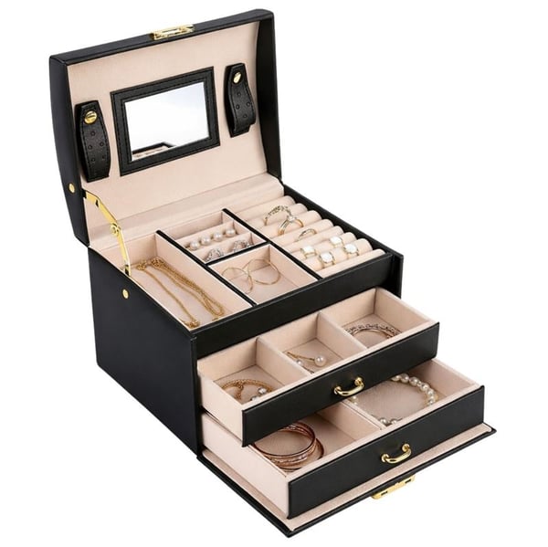 UNIQ Nellia Jewellery Box - Musta
