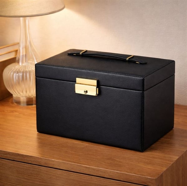 UNIQ Nellia Jewellery Box - Musta