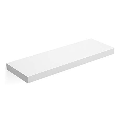 Vasagle flydende hylde, væg hylde til fotos, 60 cm, dekorationer, i stuen, køkken, hallway, soveværelse, badeværelse, hvid LWS26WT