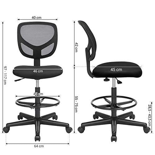 SongMics Mesh Drafting Affool -tuoli