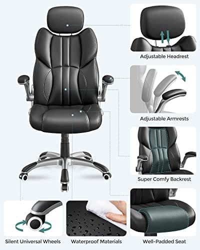 Songmics Office Racing Chair Black OBG65BK