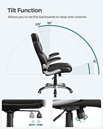 Songmics Office Racing Chair Black OBG65BK