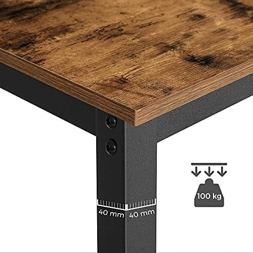 Vasagle spisebordssæt, barbord med 2 barstole, morgenmadspisebord og afføring sæt, køkkenbord med bar spisestole, til køkken, stue, spisestue, rustik brun LBT15X