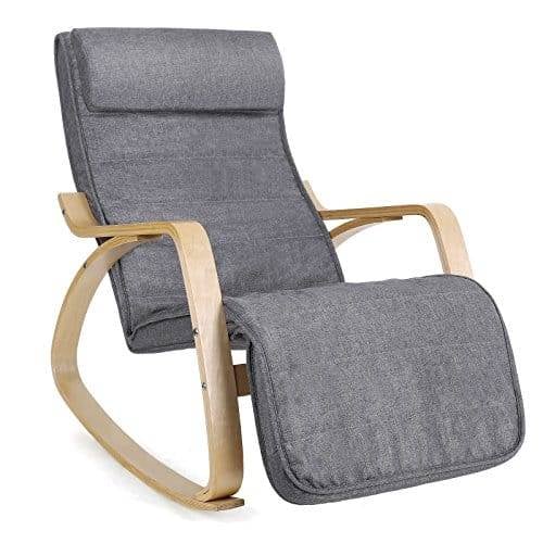 Songmics Rocking Chair - Living Room Chair. grå Songmics Rocking Chair - Living Room Chair. grå