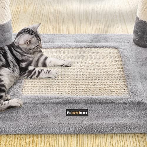 Feardrea Stable Catte Tree, Legt revitty 138 cm, kevyt gruap
