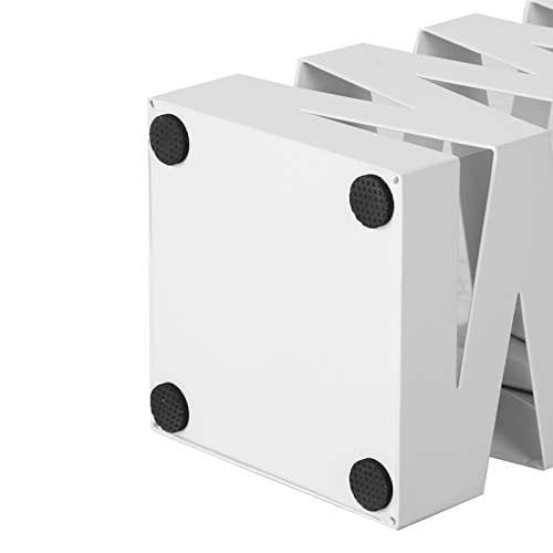 Songmics metal paraplystativ Firkantet paraplyholderstativ 15,5 x 15,5 x 49 cm Hvid