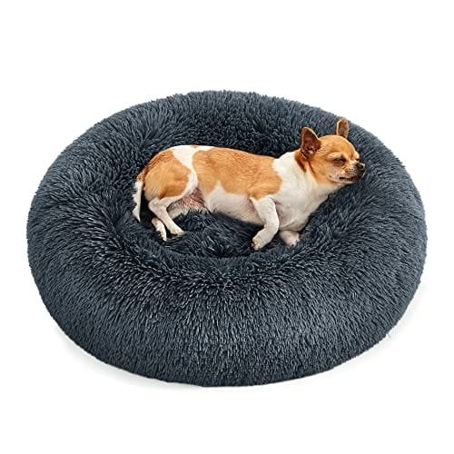 Koiran Sänky Donut Cat Bed Fluffy Rauhoittava Lemmikin Sänky Irrotettavalla Pestävällä Päällyksellä Pehmeä Pitkä Pehmo 60 Cm Tummanharmaa Koiran Sänky Donut Cat Bed Fluffy Rauhoittava Lemmikin Sänky Irrotettavalla Pestävällä Päällyksellä Pehmeä Pitkä Pehmo 60 Cm Tummanharmaa