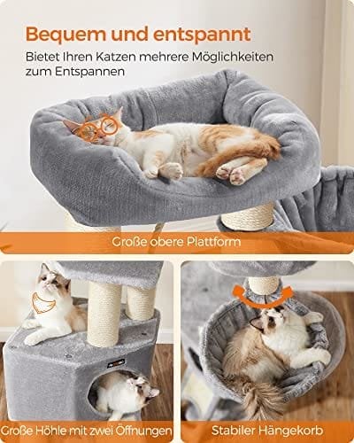 Feandrea Cat Tree til store katte, kattetræ