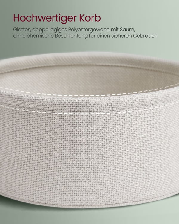 Rundt sidebord med ladestation, sofabord, USB-tilslutninger, natbord, Forest Green-Cream White