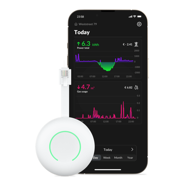 HomeWizard P1 Meter – Smart P1-mätare med Wi-Fi och Realtidsdata från din Elmätare