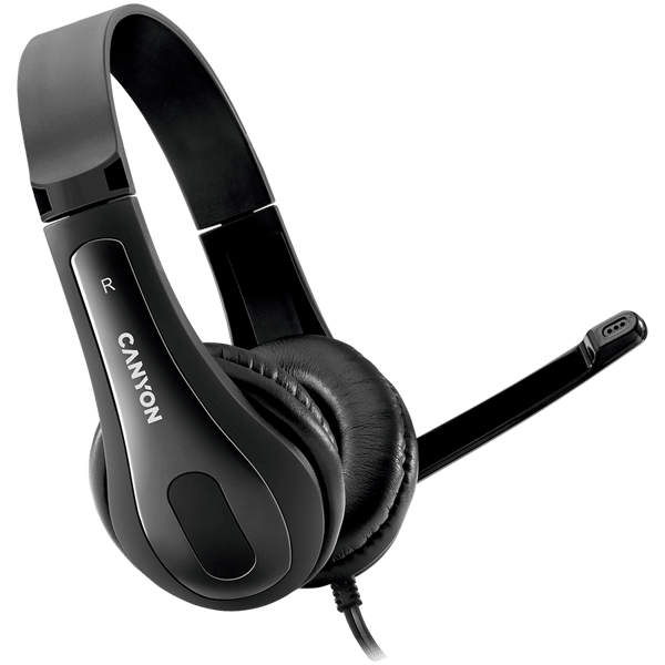 CANYON HSC-1 PC Headsetmikrofon 2m Svart CANYON HSC-1 PC Headsetmikrofon 2m Svart