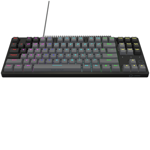 LORGAR Azar 514 Kablet Gaming Tastatur, Mekanisk, RGB, Sort