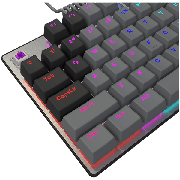 LORGAR Azar 514 Kablet Gaming Tastatur, Mekanisk, RGB, Sort