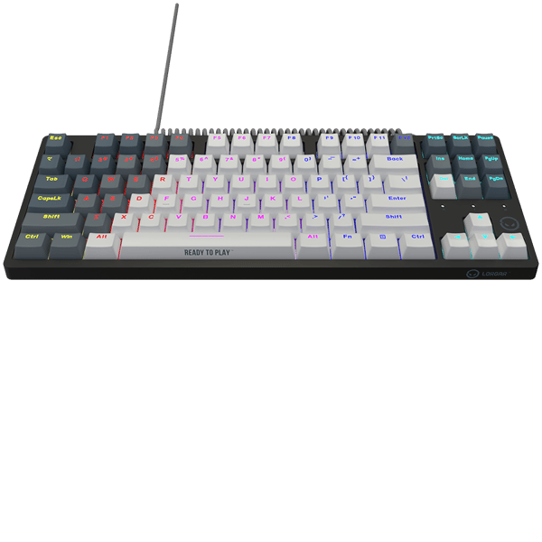 LORGAR Azar 514 Kablet Gamingtastatur, Mekanisk, RGB, Hvid