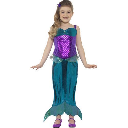 HAVFRUEKOSTUME 110/120 HAV ARIEL EVENTYR OCEAN