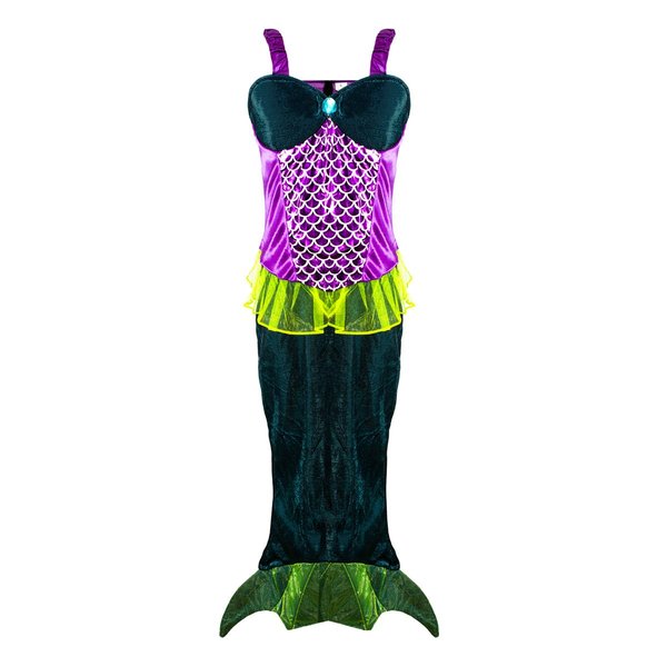 HAVFRUEKOSTUME 110/120 HAV ARIEL EVENTYR OCEAN