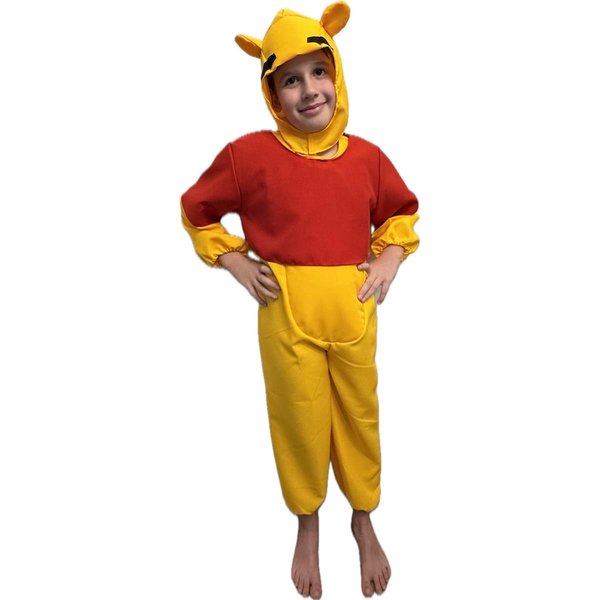WINNIE BJØRNEN KOSTUME 110/116 HONNINGBJØRNEKURV