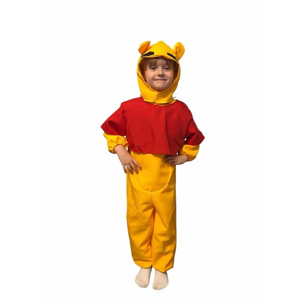 WINNIE BJØRNEN KOSTUME 110/116 HONNINGBJØRNEKURV
