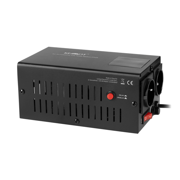 Automatisk spänningsregulator KEMOT SER-2000-W precision 8%