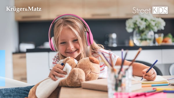 Langattomat Bluetooth-kuulokkeet lasten mikrofoni KrugerMatz Street