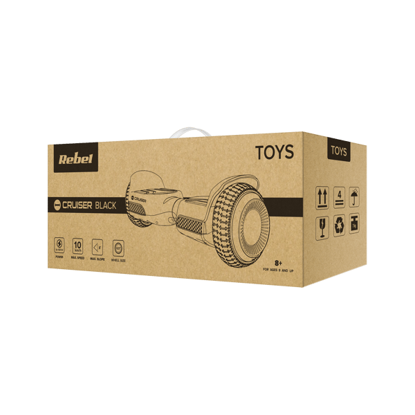 Elektrisk skateboard Hoverboard 6,5" LED Rebel för barn och vuxna