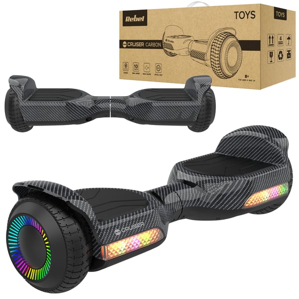 Elbräda Hoverboard 6,5" LED Rebel för barn och vuxna