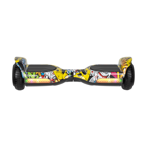 Elektrisk skateboard hoverboard 6,5" LED Rebel til børn og voksne