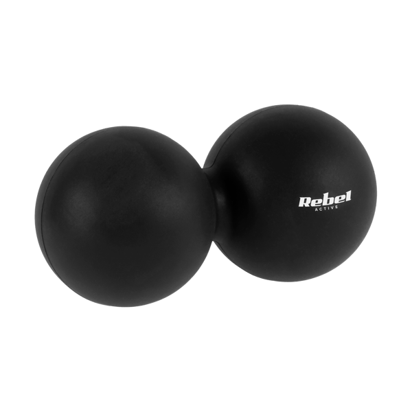 Duoball dobbelt massagebold til ryg, rygsøjle og muskler i silikone REBEL
