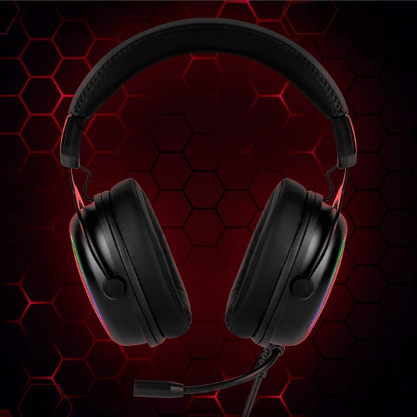 Gaming hovedtelefoner over-ear kablet USB RGB mikrofon Kruger&Matz GH-50