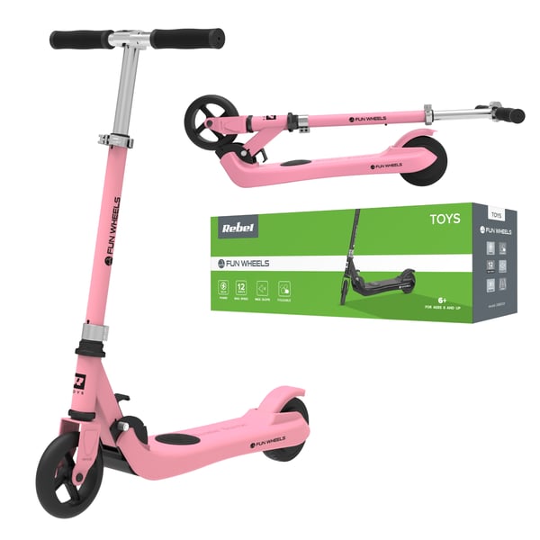 El-løbehjul til børn 12 km/h 50 kg Rebel foldbar let IPX4