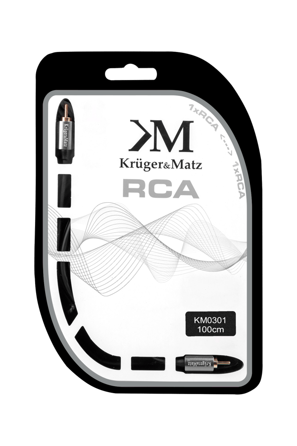 Kabel RCA Kruger&Matz 100 cm