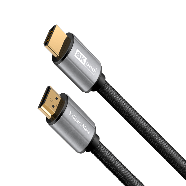 HDMI-kaapeli - HDMI 2.1 1,8m UHD 8K 60Hz KrugerMatz