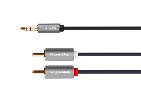 Kabel Kruger&Matz jack - RCA Basic