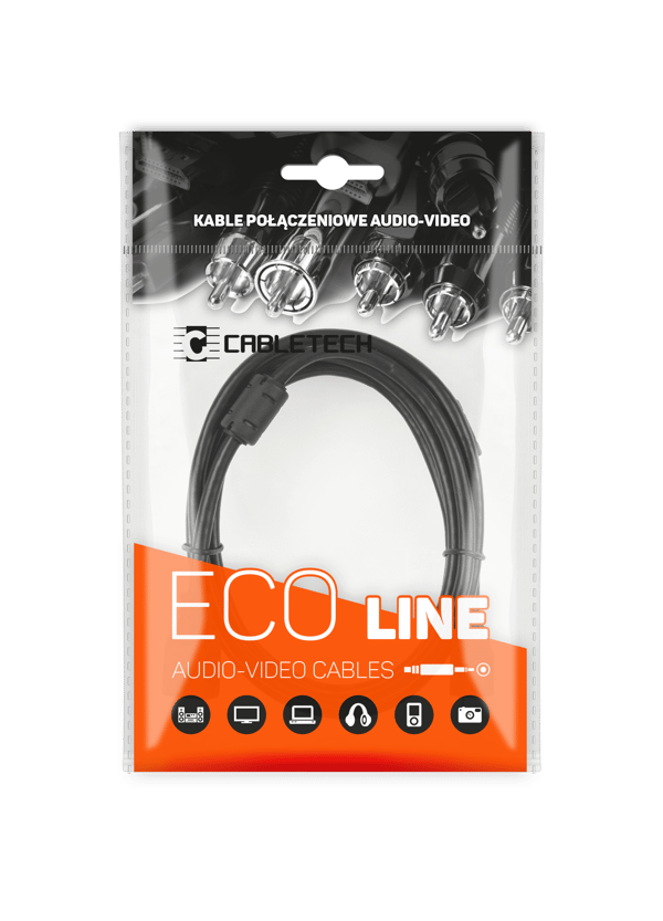Kabel SCART EUrO-EURO 1m Cabletech Eco-Line