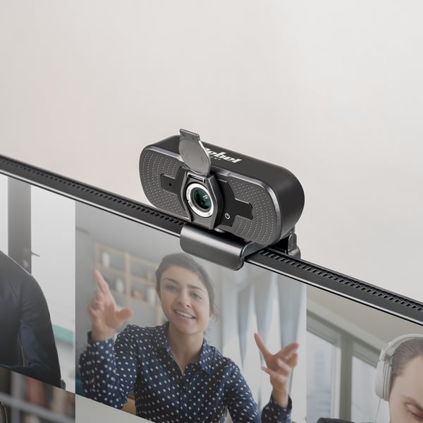 Webbkamera med mikrofon Full HD 1080p kamera för lektioner Rebel