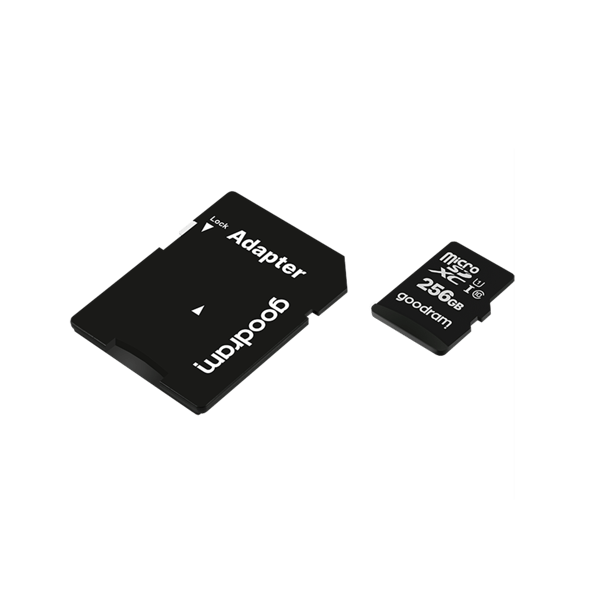 Goodram hukommelseskort microSD 256 GB Class 10 UHS-I Adapter SD