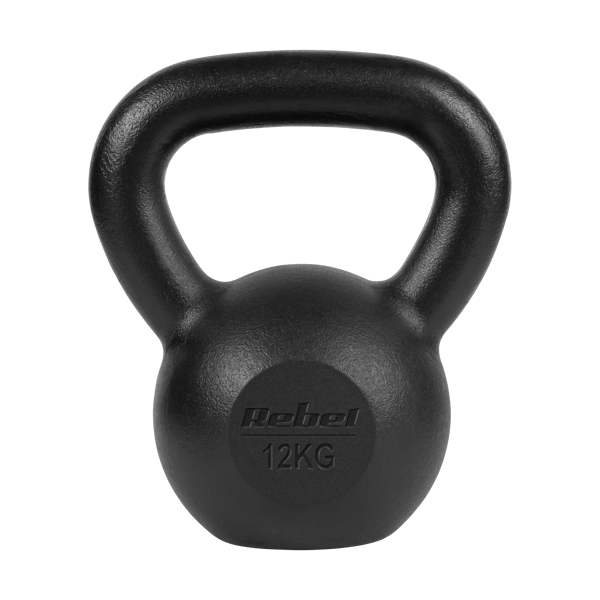 Kettlebell støbejern 12 kg kedelhåndvægt til Rebel-øvelser