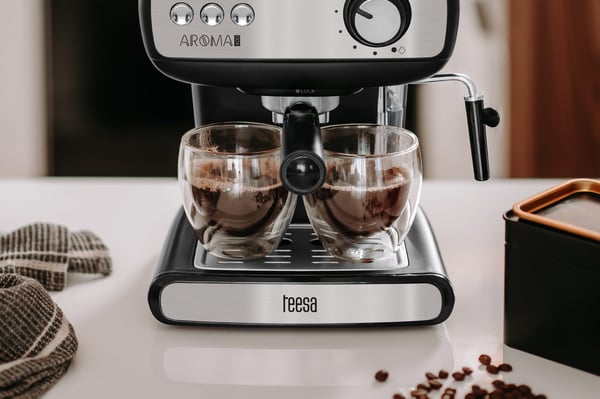 850W Teesa Aroma 400 trykkaffemaskine + 15 bar skummer