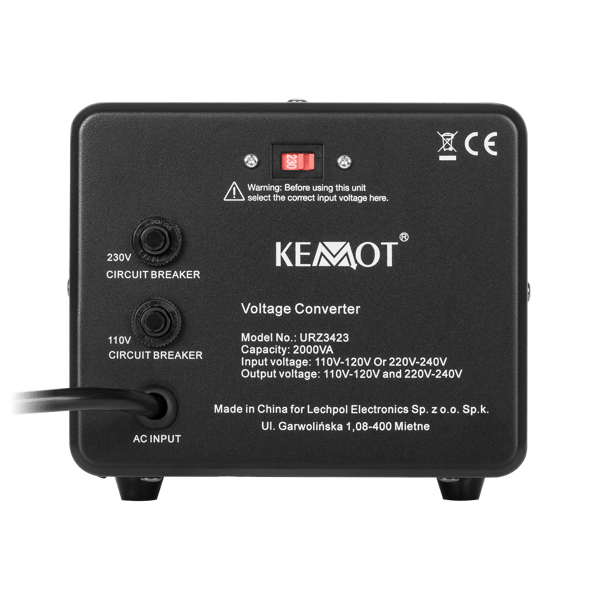 Jännitemuuntaja KEMOT 1600W/2000VA