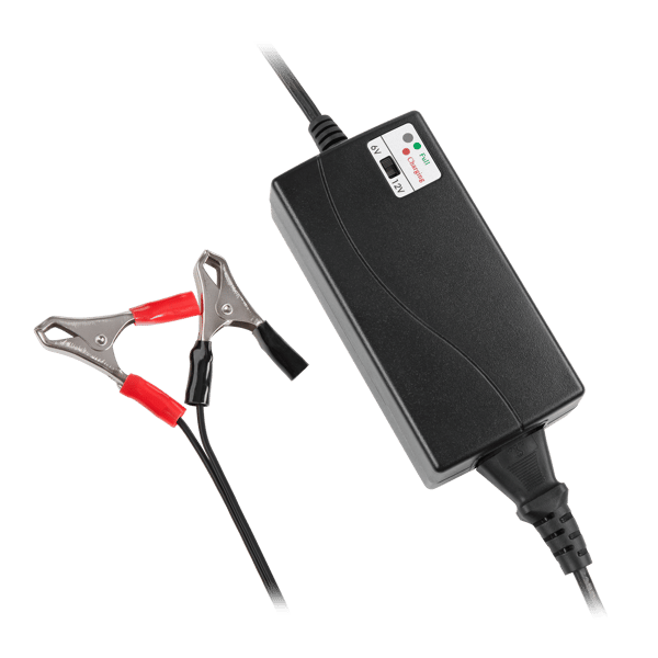 Rebel Lader til gelbatterier 6 V/12 V (1800 mA)