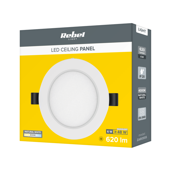 Loftlampe LED 18W Rebel 4000K 230V