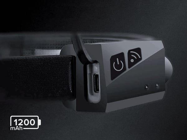 Päälamppu akullinen päälamppu USB tehokas
